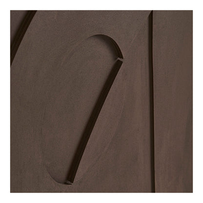 Decoração de Parede Isabella em Relevo Castanho, N.º 2 — 60 × 90 cm