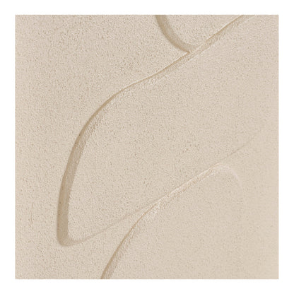 Victoria Embossed Beige Wall Décor, No. 1 — 60 × 120 cm