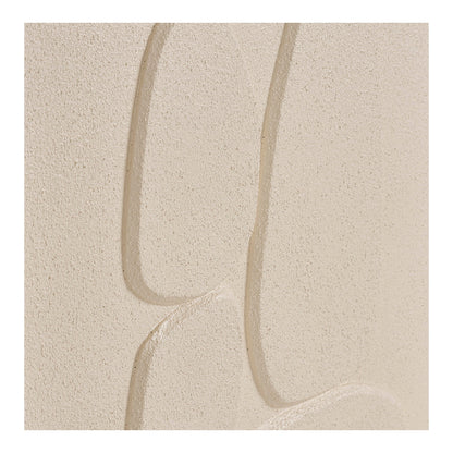 Victoria Embossed Beige Wall Decoration, No. 2 — 60 × 120 cm