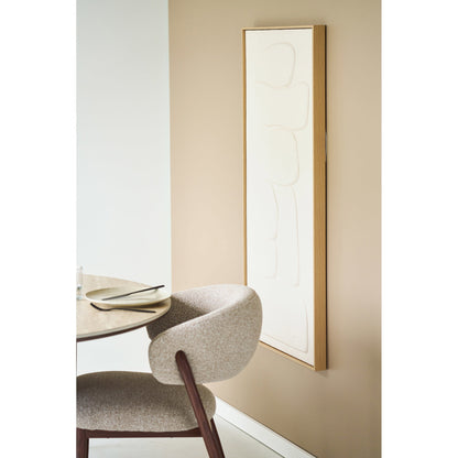 Victoria Embossed Beige Wall Decoration, No. 2 — 60 × 120 cm