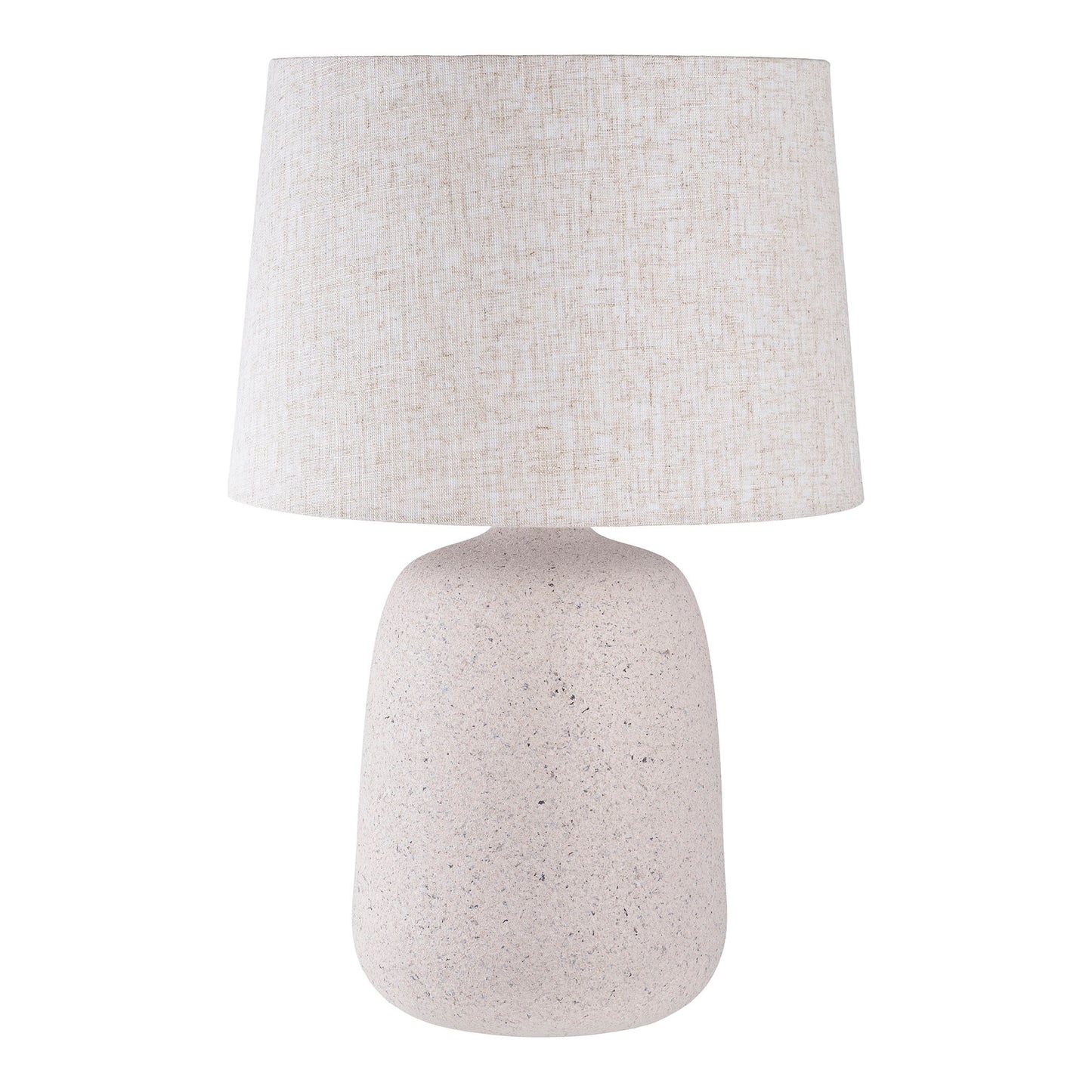 Candeeiro de Mesa Croft em Cerâmica com Acabamento Areado — 46 cm
