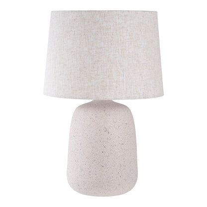 Candeeiro de Mesa Croft em Cerâmica com Acabamento Areado — 46 cm