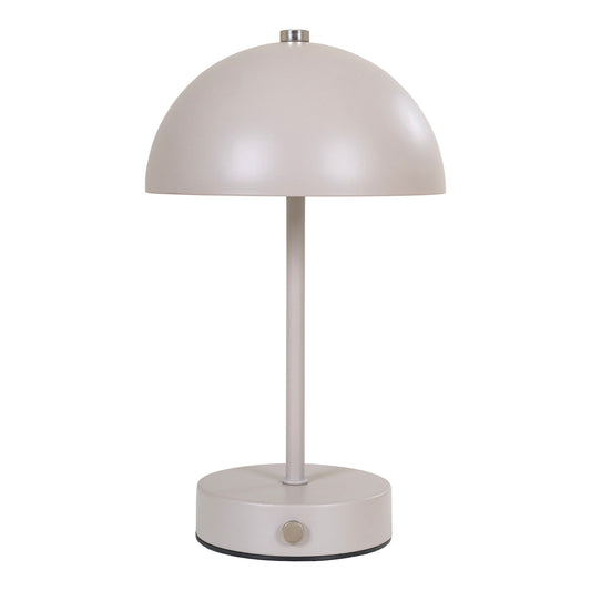 Holt Rechargeable Table Lamp, Sand Metal and Steel