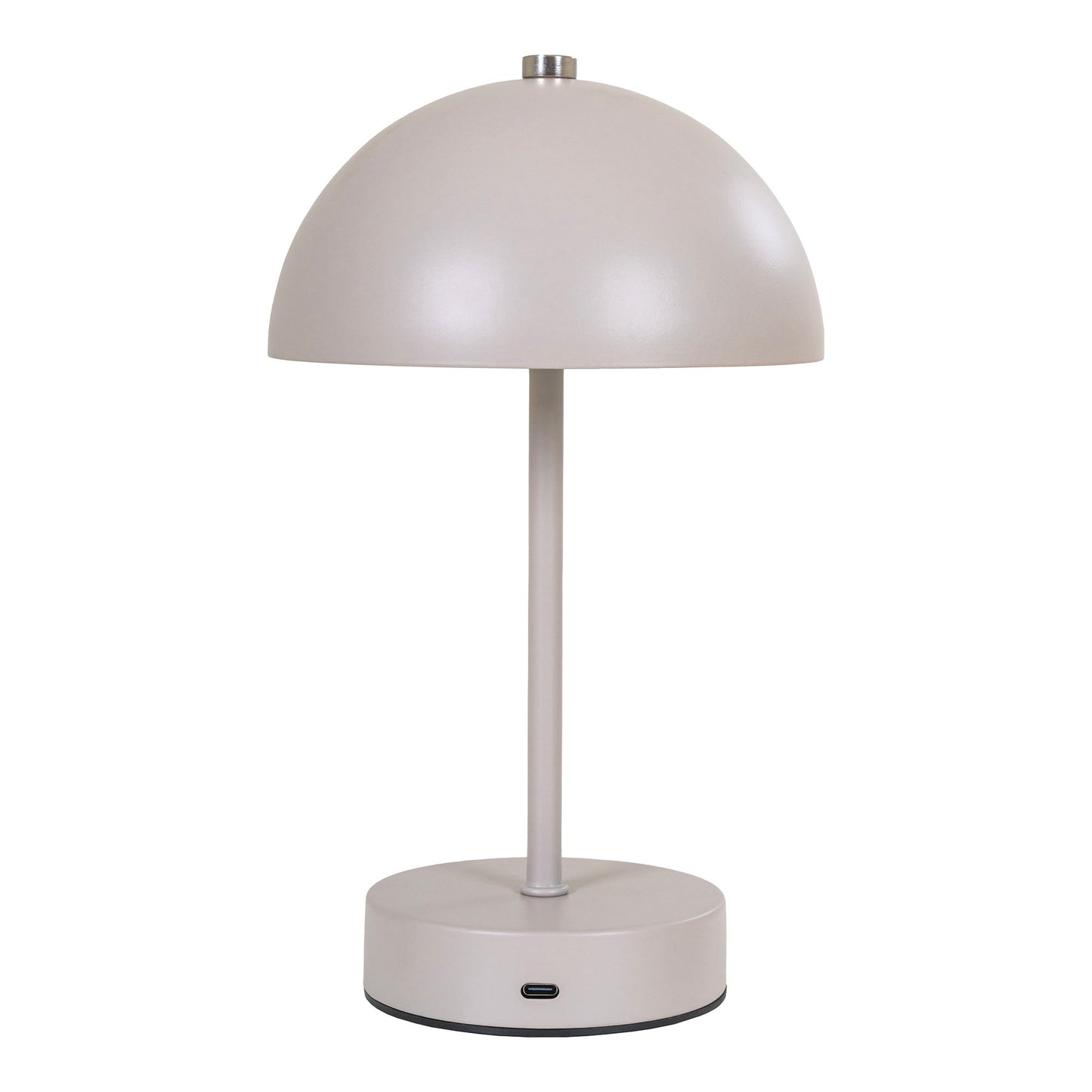 Holt Rechargeable Table Lamp, Sand Metal and Steel