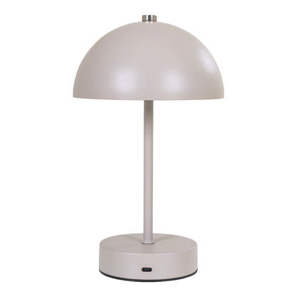 Holt Rechargeable Table Lamp, Sand Metal and Steel
