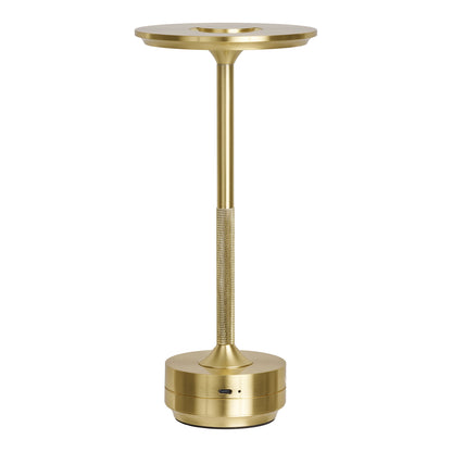 Candeeiro de Mesa Lyneham Recarregável, Metal e Latão