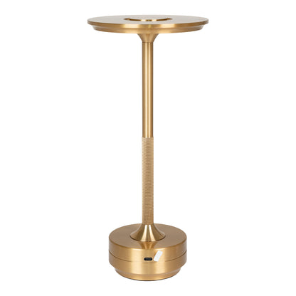 Candeeiro de Mesa Lyneham Recarregável, Metal e Latão