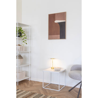 Candeeiro de Mesa Lyneham Recarregável, Metal e Latão