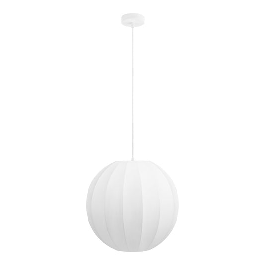 Lámpara colgante Coventry de resina blanca — Ø 40 cm