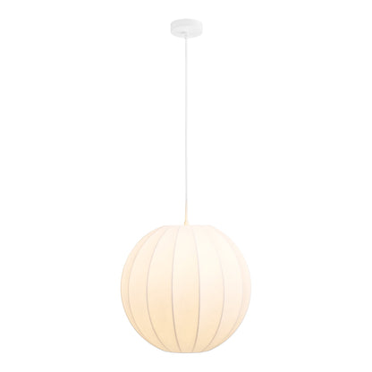 Coventry Pendant Lamp, White Resin Sphere — Ø 40 cm