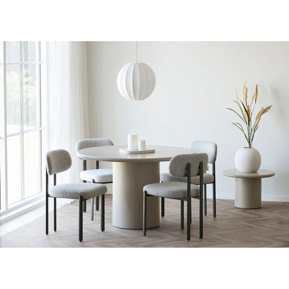 Coventry Pendant Lamp, White Resin Sphere — Ø 40 cm