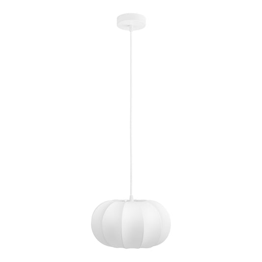 Candeeiro Pendente Coventry em Resina Branca — Ø 28 cm