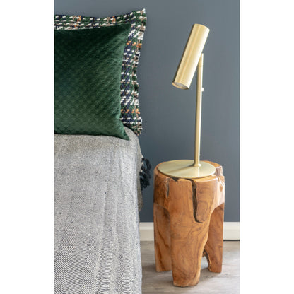 Candeeiro de Mesa Paris em Aço com Acabamento Latão — 47 cm