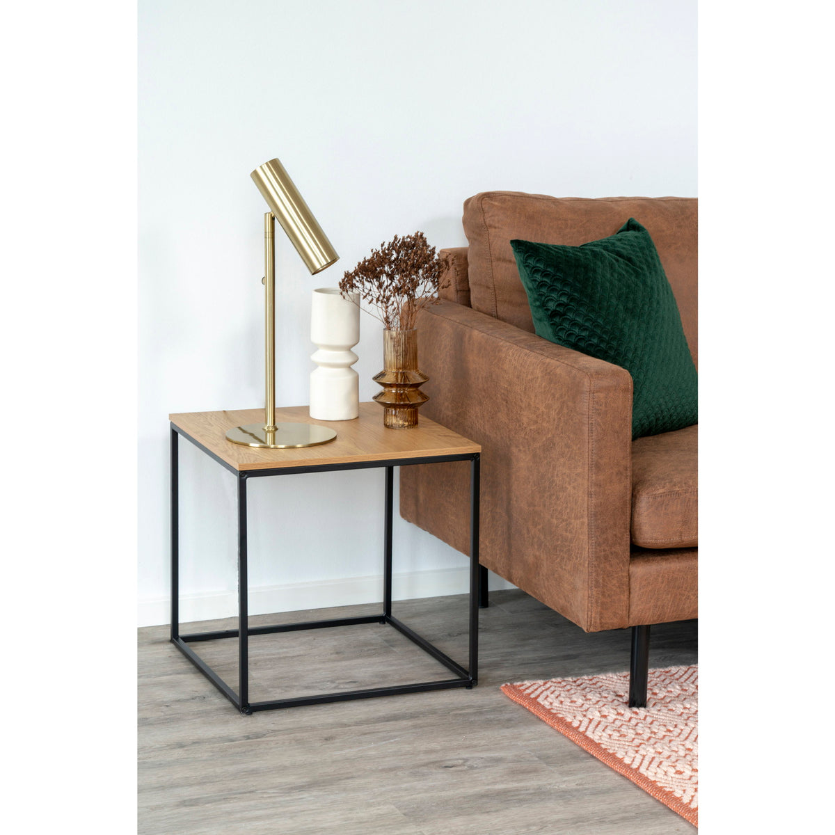 Candeeiro de Mesa Paris em Aço com Acabamento Latão — 47 cm