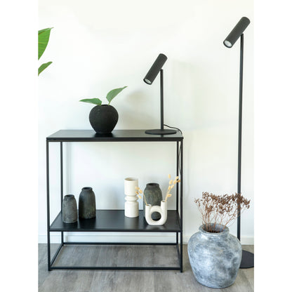 Candeeiro de Pé Paris em Aço Preto — 150 cm
