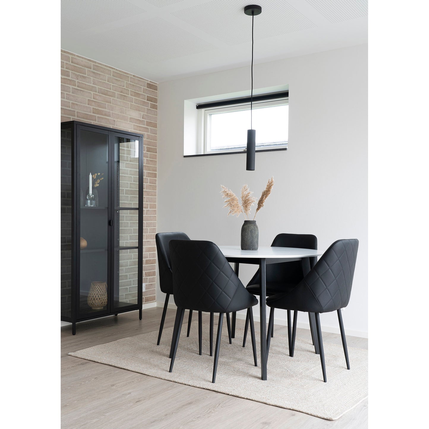 Candeeiro Pendente Paris em Metal Preto — Ø 6 cm
