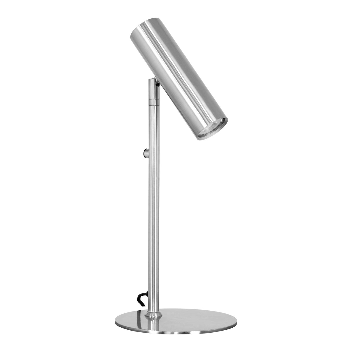 Candeeiro de Mesa Paris em Aço Prateado — 47 cm