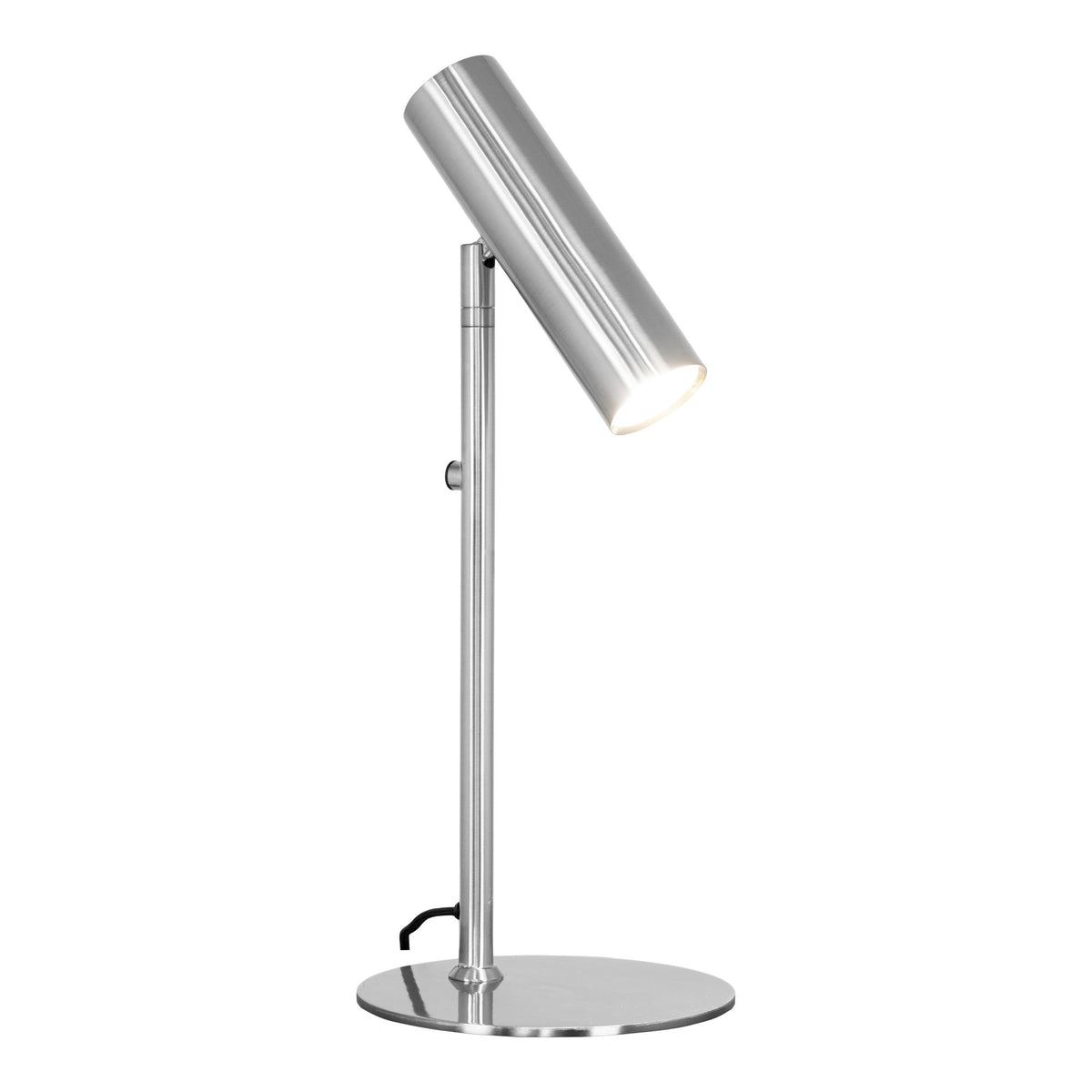 Candeeiro de Mesa Paris em Aço Prateado — 47 cm