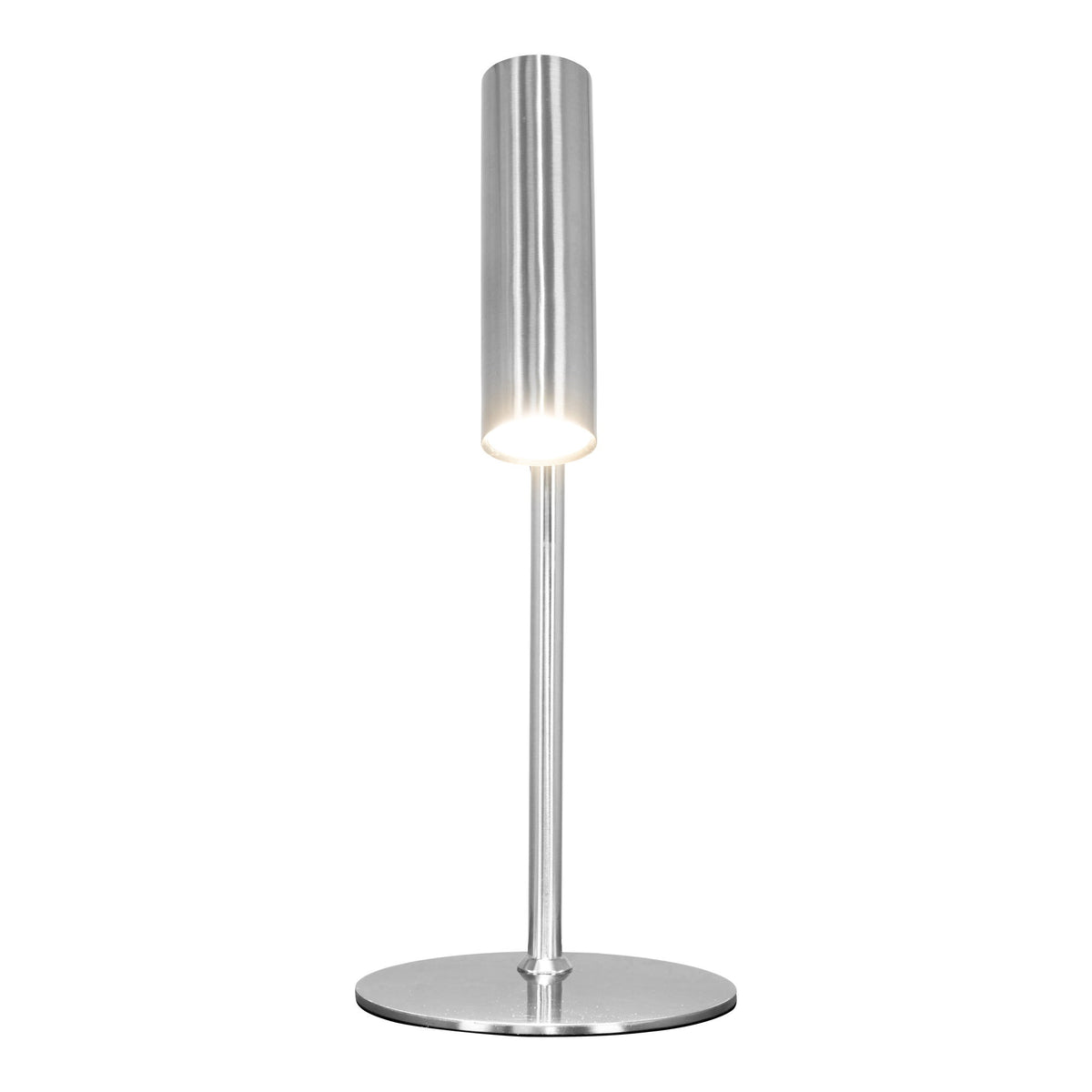 Candeeiro de Mesa Paris em Aço Prateado — 47 cm