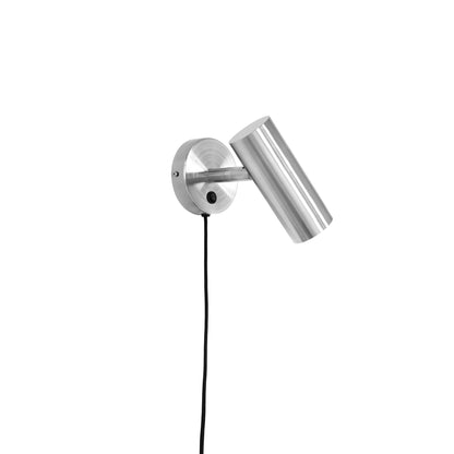 Paris Wall Sconce in Silver Metal — 22 cm