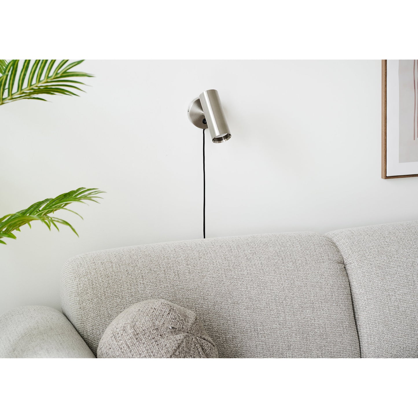 Paris Wall Sconce in Silver Metal — 22 cm