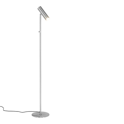 Paris Floor Lamp in Silver Steel — 150 cm