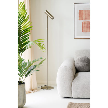 Paris Floor Lamp in Silver Steel — 150 cm