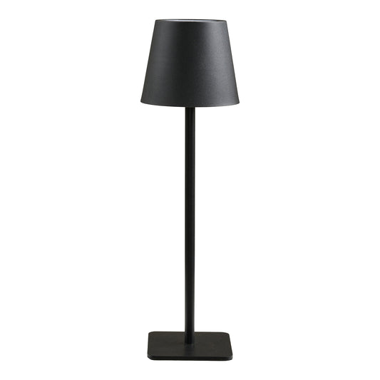 Candeeiro de Mesa Bradford Recarregável, Metal Preto