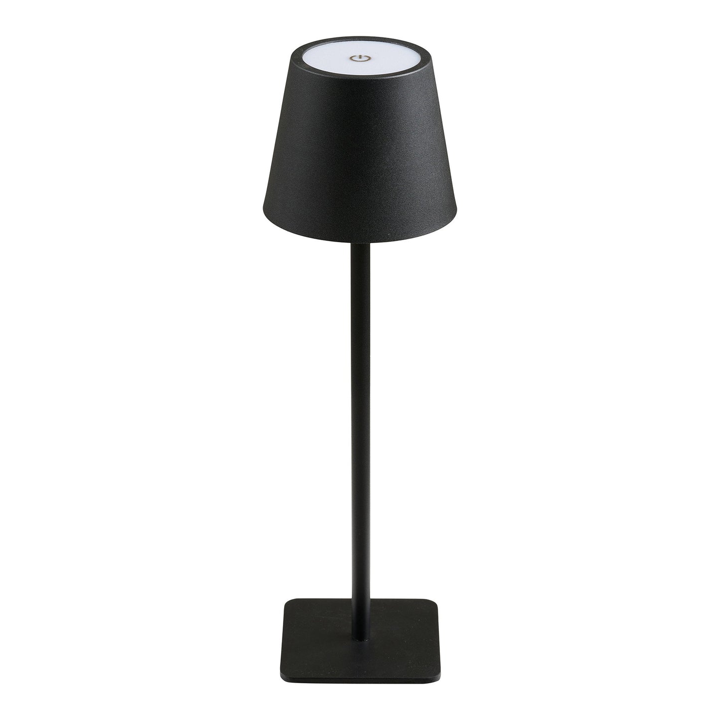 Candeeiro de Mesa Bradford Recarregável, Metal Preto