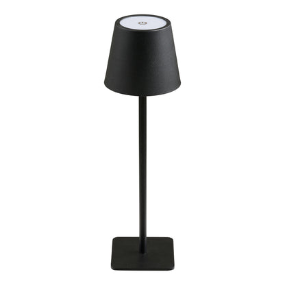 Candeeiro de Mesa Bradford Recarregável, Metal Preto