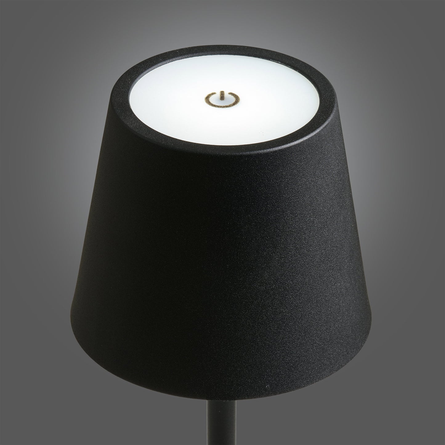 Candeeiro de Mesa Bradford Recarregável, Metal Preto