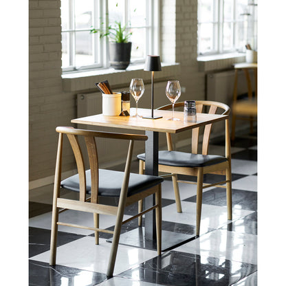 Candeeiro de Mesa Bradford Recarregável, Metal Preto