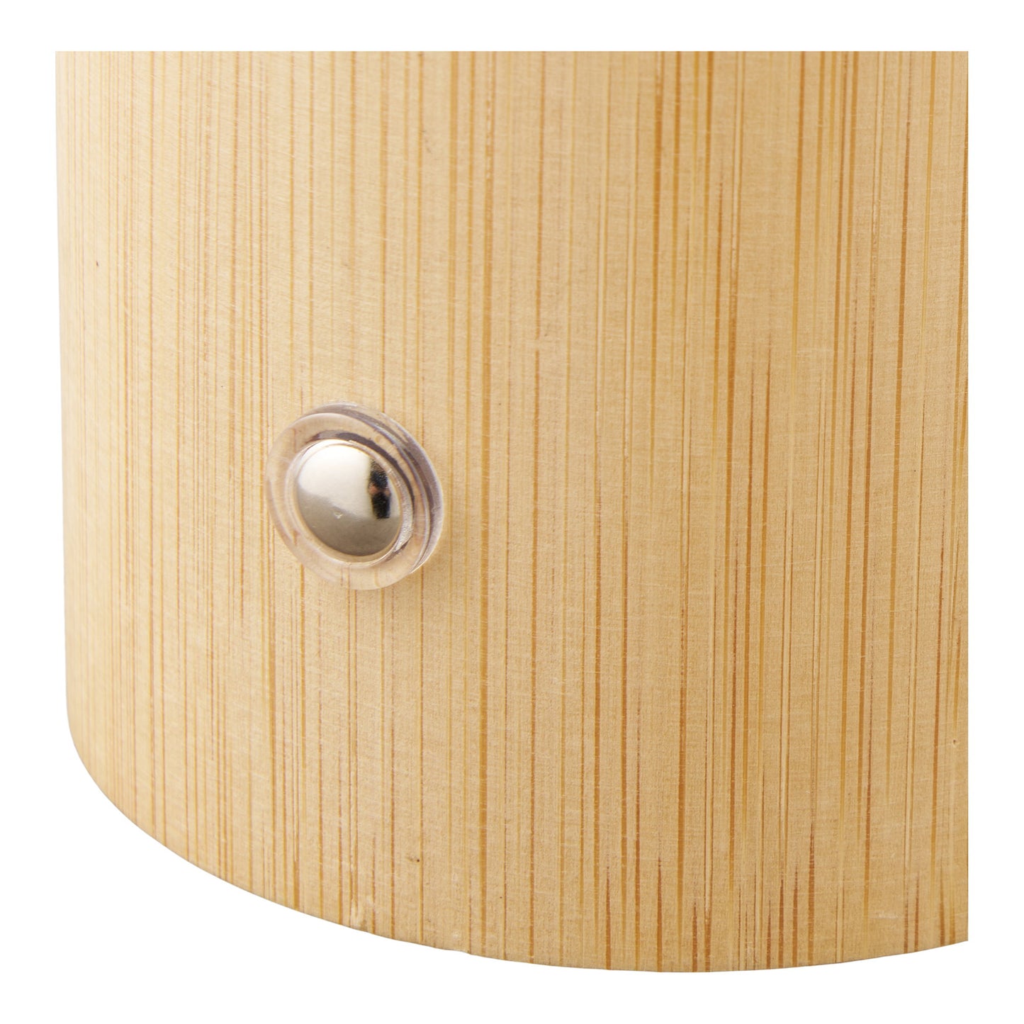 Candeeiro de Mesa Stafford Recarregável, Bambu Natural e Branco