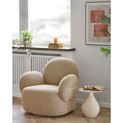 Candeeiro de Mesa Stafford Recarregável, Bambu Natural e Branco