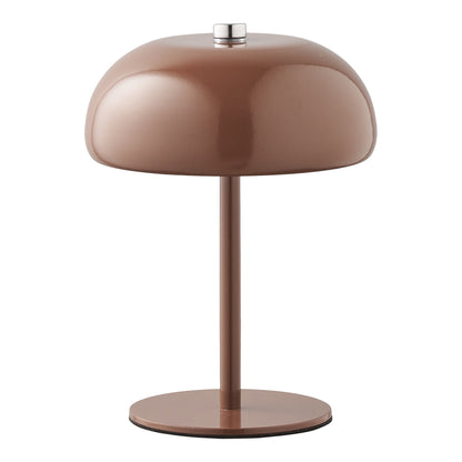 Candeeiro de Mesa Margate Recarregável em Metal Castanho — Ø 13 cm
