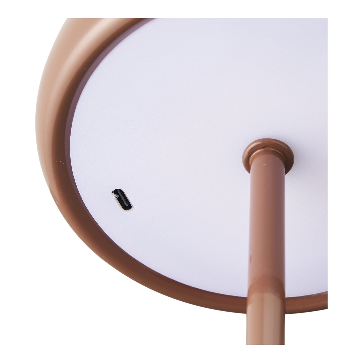 Candeeiro de Mesa Margate Recarregável em Metal Castanho — Ø 13 cm