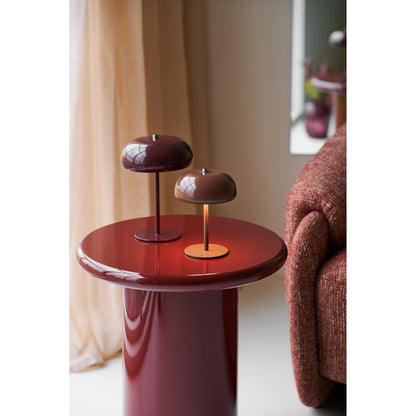 Candeeiro de Mesa Margate Recarregável em Metal Castanho — Ø 13 cm
