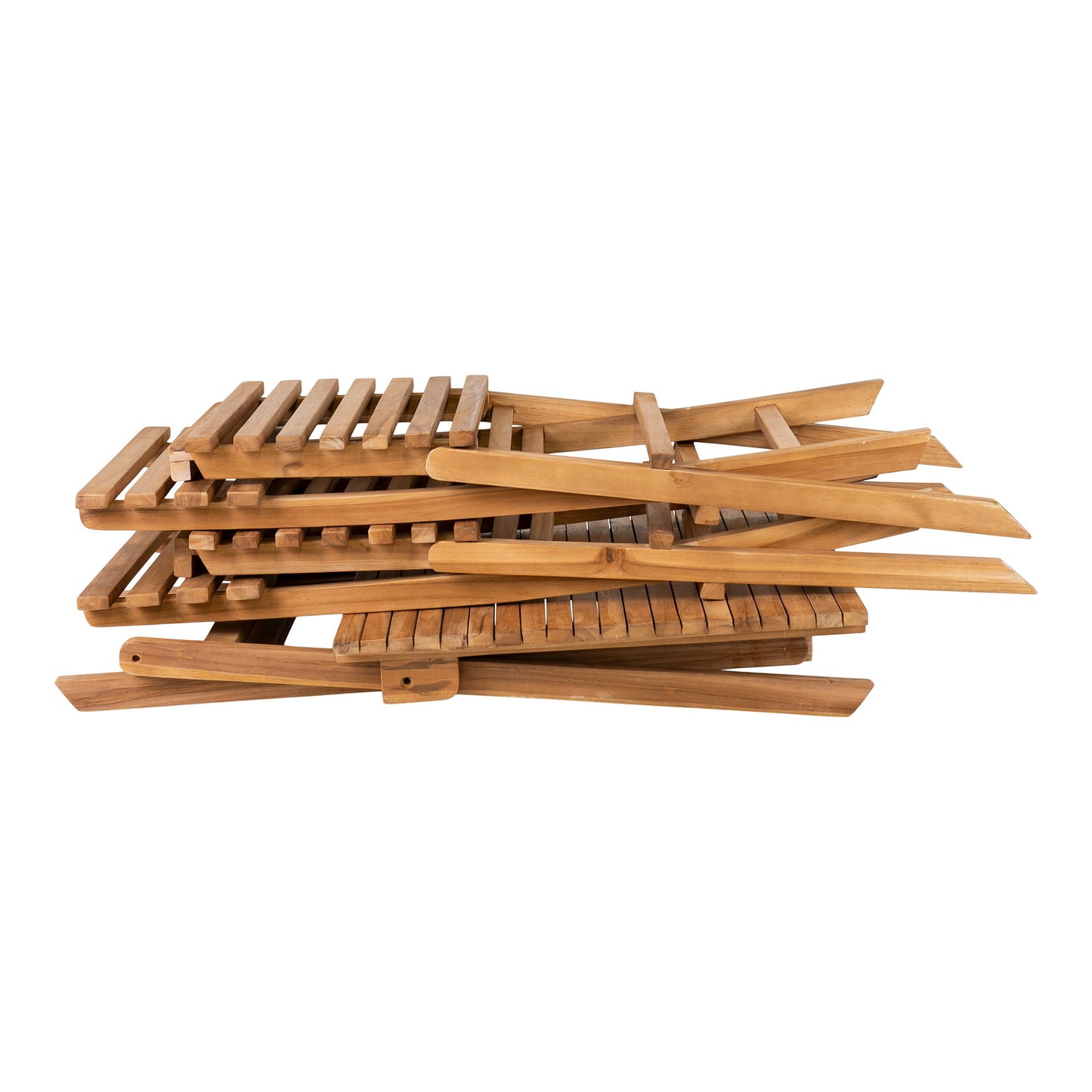 Conjunto de Jardim Cuenca — Mesa e 2 Cadeiras em Teca Natural