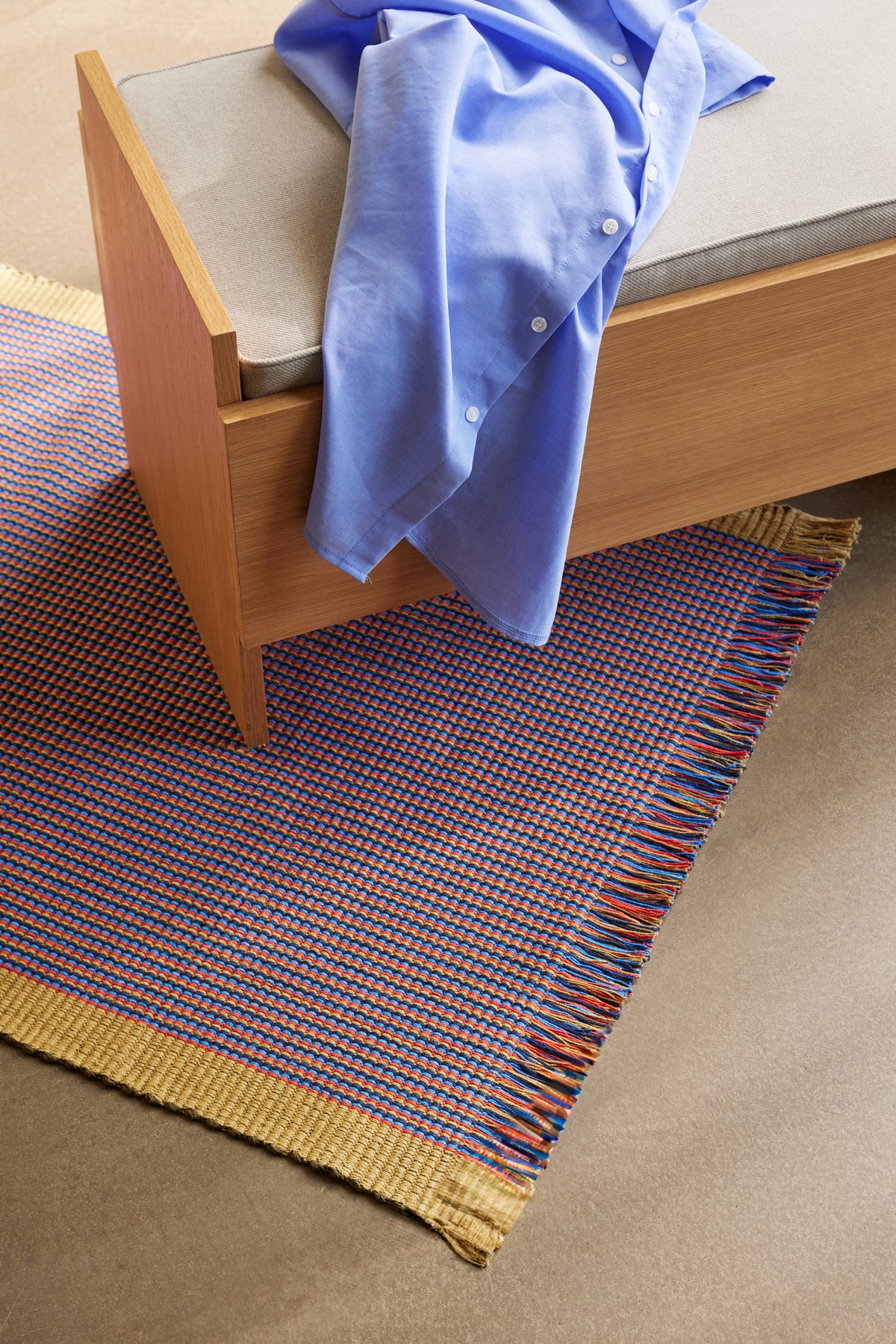 Passadeira AtYourFeet em Algodão Tecido à Mão, Multicolor — 80 × 200 cm