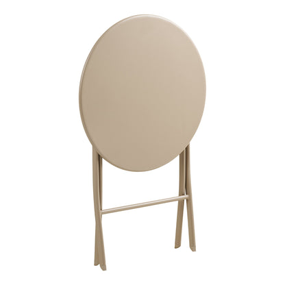 Conjunto Bistrô Arcas — 2 Cadeiras e 1 Mesa, Taupe