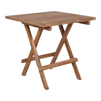 Mesa de Apoio Bilbao em Teca Natural, 50 × 50 × 50 cm