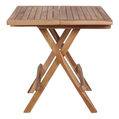 Mesa de Apoio Bilbao em Teca Natural, 50 × 50 × 50 cm