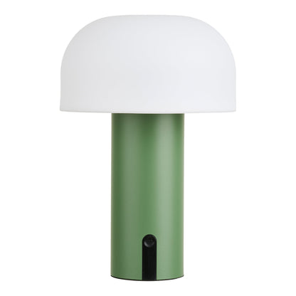 Candeeiro Portátil Soham Recarregável, Branco e Verde