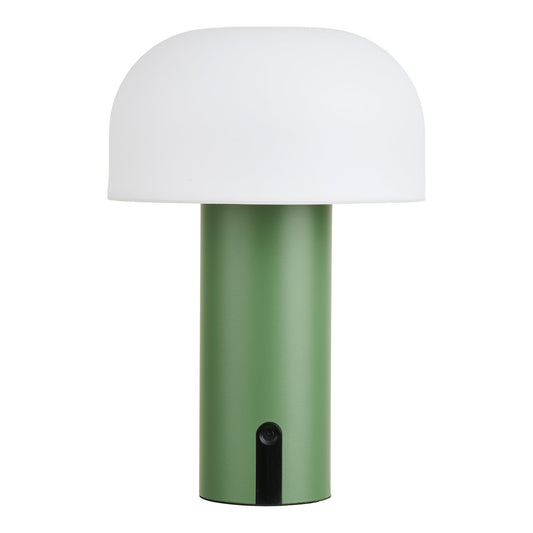 Candeeiro Portátil Soham Recarregável, Branco e Verde