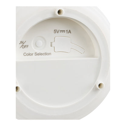Candeeiro LED Derry Recarregável, Branco — 12 cm