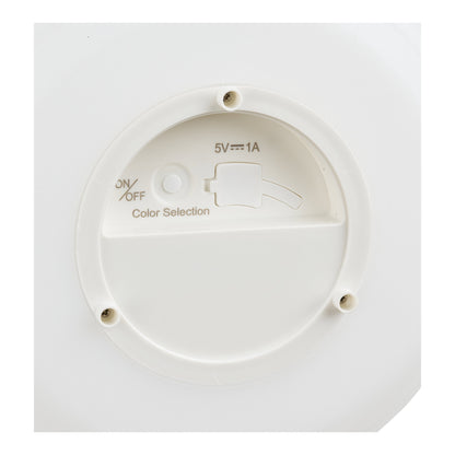 Candeeiro LED Derry Recarregável, Branco — 21 cm
