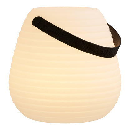 Candeeiro LED Derry Recarregável, Branco — 21 cm