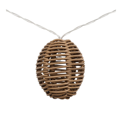 Luz de Cordão Carlisle em Polirratão, Natural e Preto 180 cm