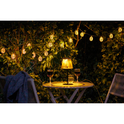 Luz de Cordão Carlisle em Polirratão, Natural e Preto 180 cm