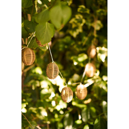 Luz de Cordão Carlisle em Polirratão, Natural e Preto 180 cm